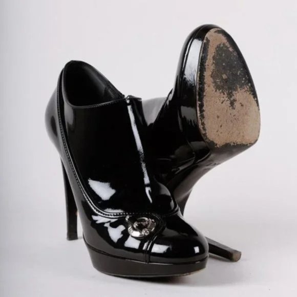Dior Patent Leather Stiletto Bootie - Picture 4 of 9